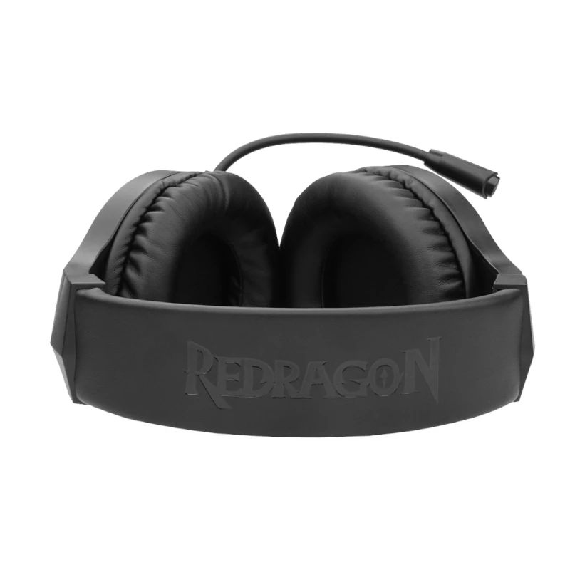 REDRAGON HYLAS H260RGB Nauszniki Gamingowe z Mikrofonem Odpinanym, Przetworniki 50mm, Podświetlenie RGB, Audio 3.5mm + Zasilanie USB, Czarny