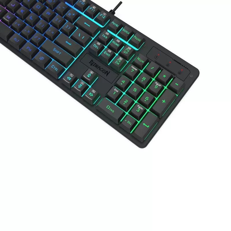 Redragon K521 RGB NETHERBANE 104-klawiszowa membranowa klawiatura gamingowa