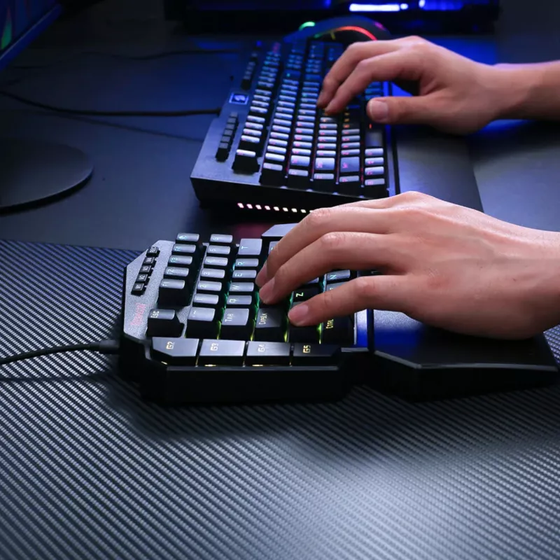 Redragon K585 DITI ELITE PRO RGB 40% Bezprzewodowa mechaniczna klawiatura gamingowa - niebieskie przełączniki