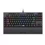 Redragon K588 RGB Pro BROADSWORD TKL Mechaniczna przewodowa klawiatura gamingowa - Czarny