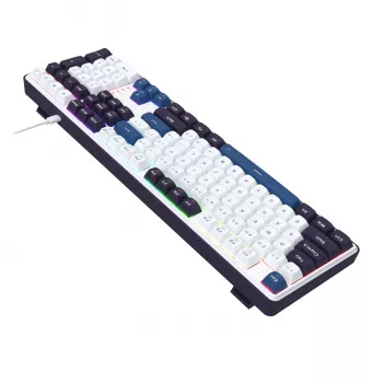 Redragon K689 WYVERN RGB Przewodowa Klawiatura Mechaniczna - Biała/Czarna