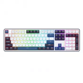 Redragon K689 WYVERN RGB Przewodowa Klawiatura Mechaniczna - Biała/Czarna