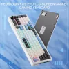Redragon K719WGB GALATIN RGB PRO Pełnowymiarowa Bezprzewodowa Mechaniczna Klawiatura Gamingowa - Biała