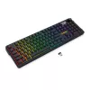 Redragon K762 TERRAFLARE PRO RGB Bezprzewodowa Klawiatura Gamingowa z Montażem Gasket - 75% 82 Klawisze, Tri-Mode, Hot-Swappable, Double-Shot PBT, Czarna
