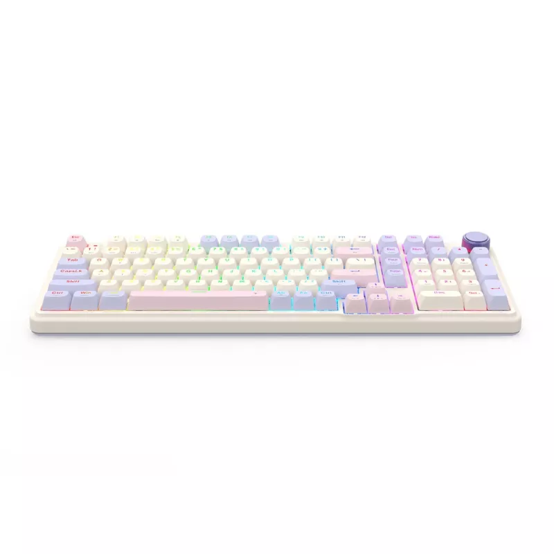 Redragon K768VI-WL Tri-Mode RGB mechaniczna klawiatura gamingowa – 100 klawiszy hot-swappable (czarna)