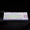 REDRAGON KUMARA Mechaniczna klawiatura 87 klawiszy z podświetleniem RGB do gier - Biała