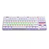 REDRAGON KUMARA Mechaniczna klawiatura 87 klawiszy z podświetleniem RGB do gier - Biała