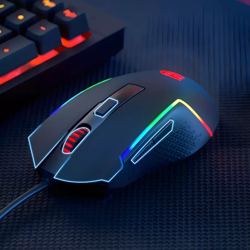 Redragon M616 TRIDENT 10000DPI RGB Mysz Gamingowa - Czarny