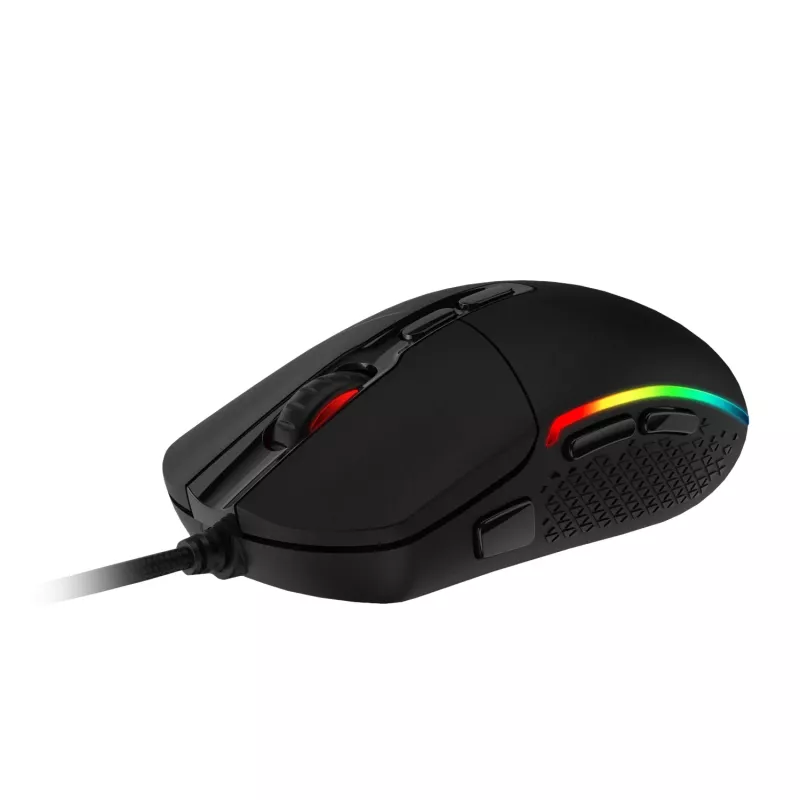 Redragon M719 INVADER RGB 10000 DPI Przewodowa Optyczna Mysz Gamingowa - Czarna