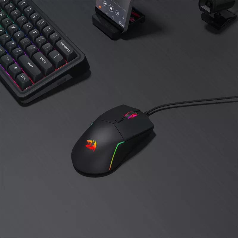Redragon M730-RGB NAGA RGB 10000 DPI przewodowa mysz gamingowa