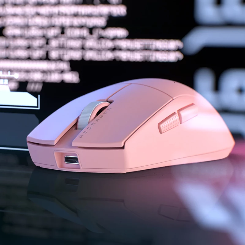REDRAGON M916 PRO 1K 3-Trybowy Bezprzewodowy Mysz Gamingowa - Różowy