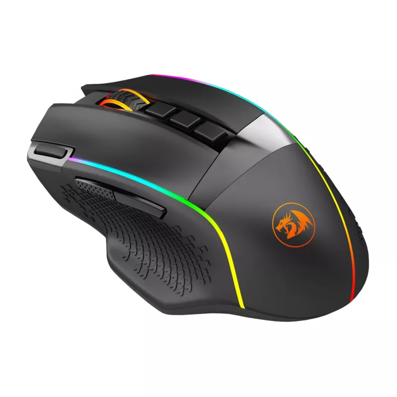 Redragon M991 RGB PRO ENLIGHTENMENT 26000 DPI Trójtrybowa bezprzewodowa mysz gamingowa - Czarny