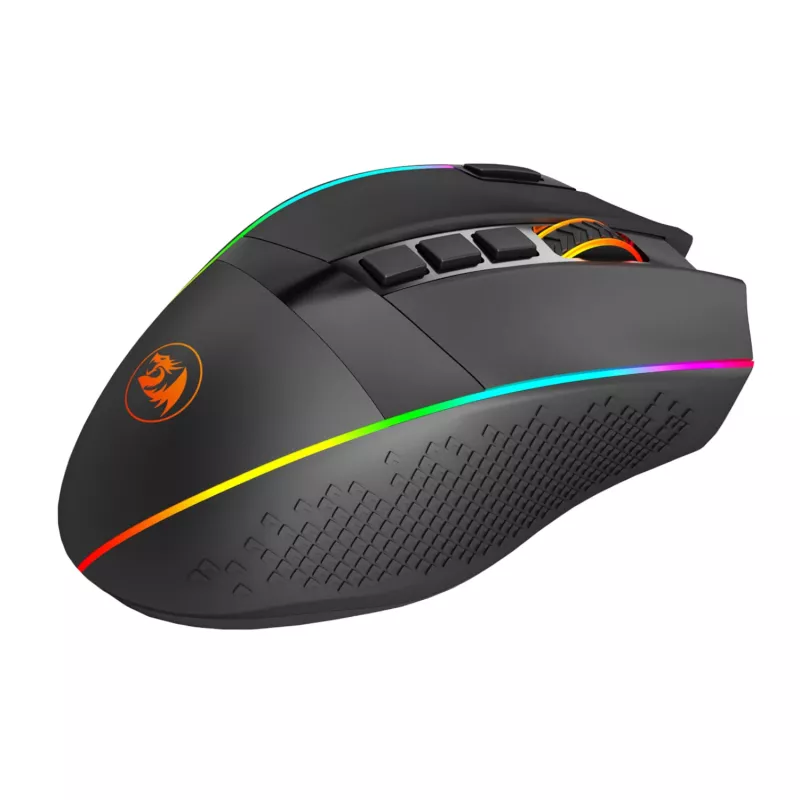 Redragon M991 RGB PRO ENLIGHTENMENT 26000 DPI Trójtrybowa bezprzewodowa mysz gamingowa - Czarny