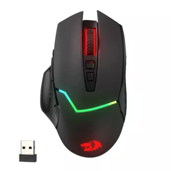 REDRAGON Mirage Pro 8000DPI RGB Bezprzewodowa Mysz Gamingowa - Czarny