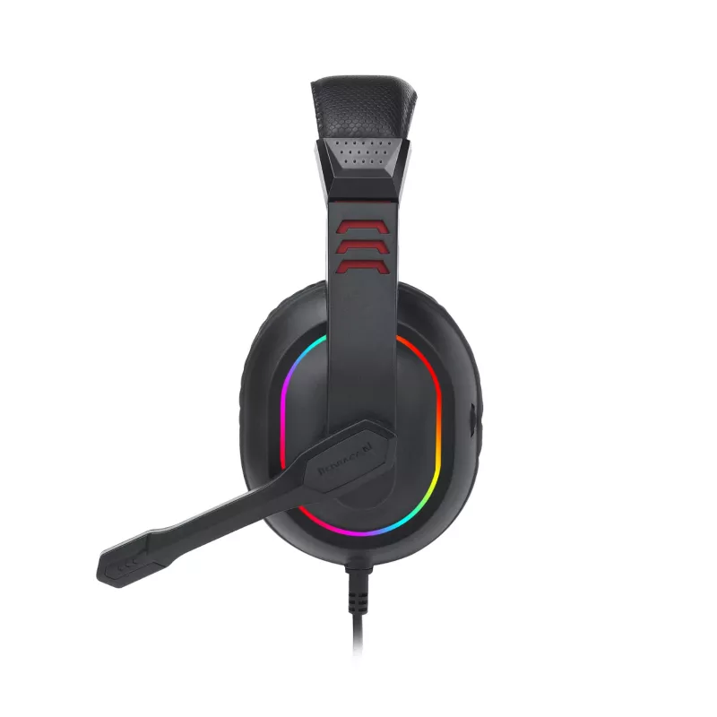 Redragon Nauszne ARES Aux RGB Gaming Headset - Czarny