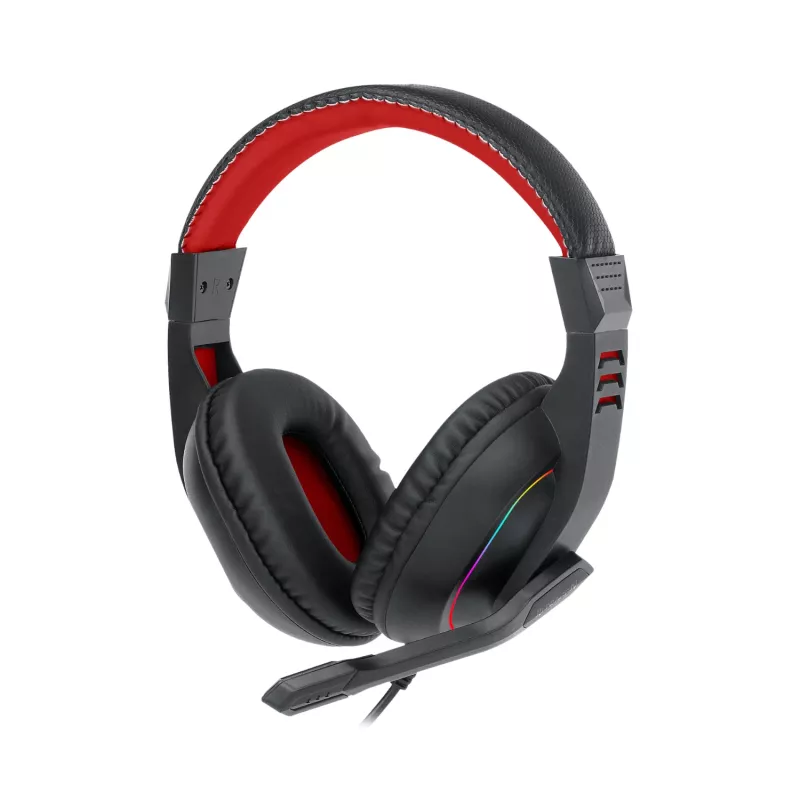 Redragon Nauszne ARES Aux RGB Gaming Headset - Czarny