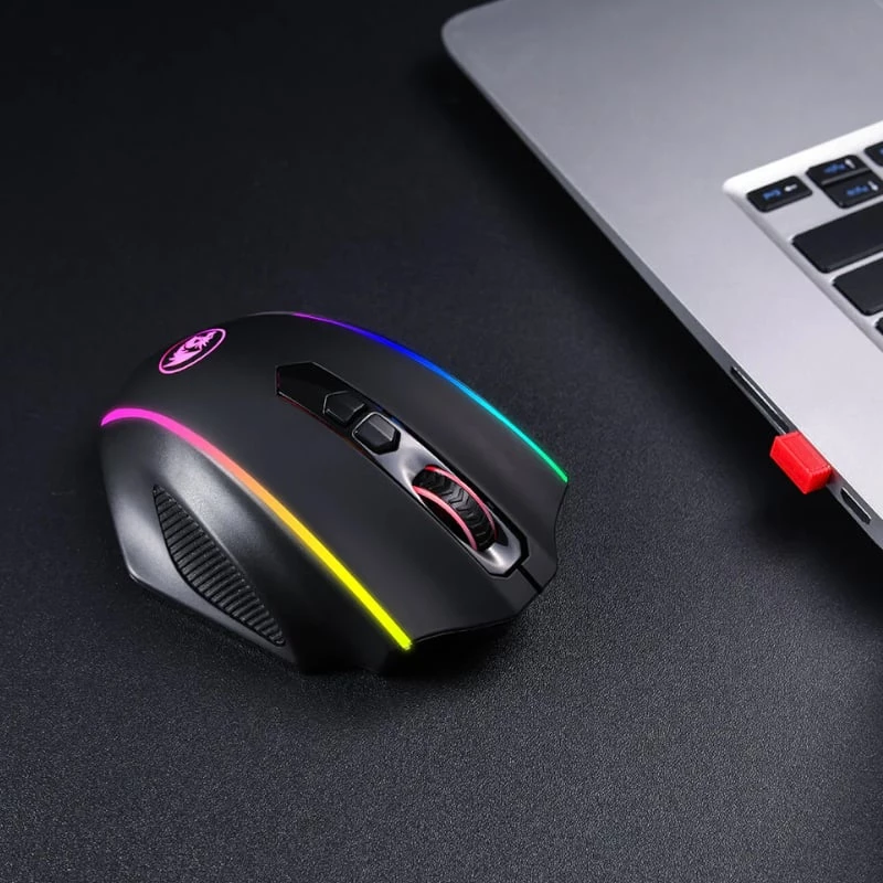 REDRAGON PERDICTION 4 12400DPI RGB MMO Ergonomiczna Mysz Gamingowa - Czarna