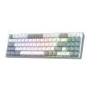 REDRAGON Pollux 65% Przewodowa Mechaniczna Klawiatura Gamingowa, Gorąco Wymienne Czerwone Przełączniki, Podświetlenie RGB, Odłączany USB-C, NKRO, Czarny