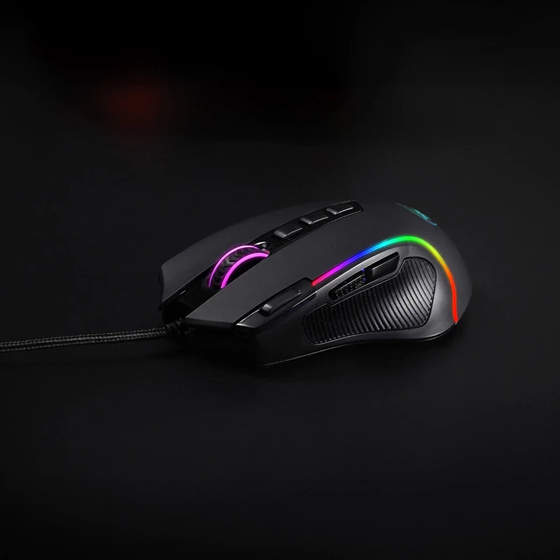 REDRAGON PREDATOR 4000DPI RGB Ergonomiczna Mysz Gamingowa - Czarna