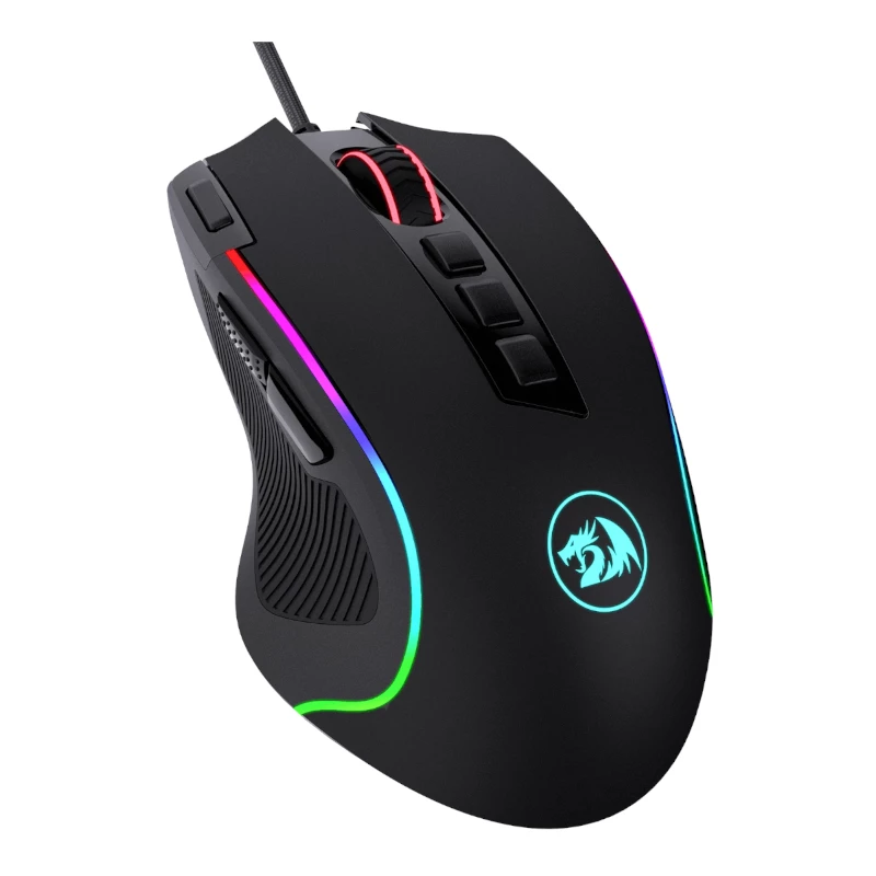 REDRAGON PREDATOR 4000DPI RGB Ergonomiczna Mysz Gamingowa - Czarna