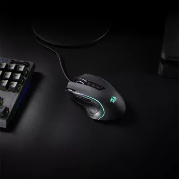 REDRAGON PREDATOR 4000DPI RGB Ergonomiczna Mysz Gamingowa - Czarna