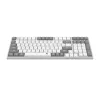Redragon RD-BK-7111 60% Tri-Mode Low-Profile Mechaniczna klawiatura, RGB Podświetlana, Hot-Swappable, Czarno-Biała