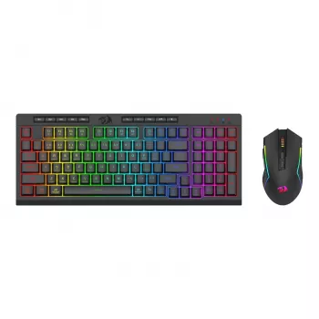 Redragon RYLO PRO S142 Tri-Mode RGB Zestaw Klawiatury i Myszy Gamingowej