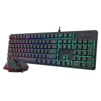 Redragon S107 RGB Gaming Essentials Przewodowy zestaw klawiatury i myszy gamingowej
