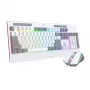 Redragon S151 Przewodowy zestaw klawiatury i myszy gamingowej RGB - biały i szary