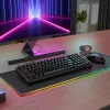 Redragon S162 RGB 3-trybowy bezprzewodowy zestaw mechanicznej klawiatury i myszy gamingowej - Czarny