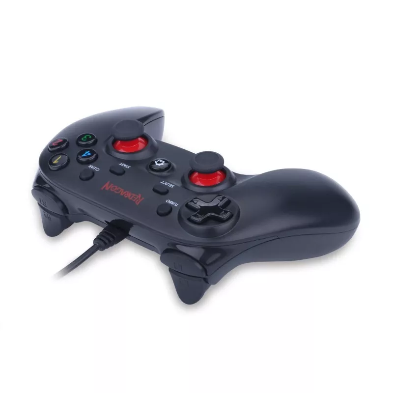 REDRAGON SATURN Przewodowy kontroler PC X/D-input Czarny