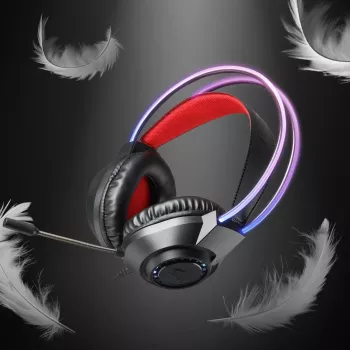 Redragon SCREAM Nauszniki RGB do gier - Czarny