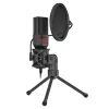 REDRAGON SEYFERT 3,5 mm mikrofon gamingowy z trójnogiem - czarny