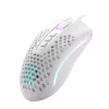 REDRAGON STORM WIRED RGB Mysz Gamingowa - Lekka konstrukcja plastra miodu, 12400 DPI, 7 programowalnych przycisków, przełączniki Omron, stopki PTFE