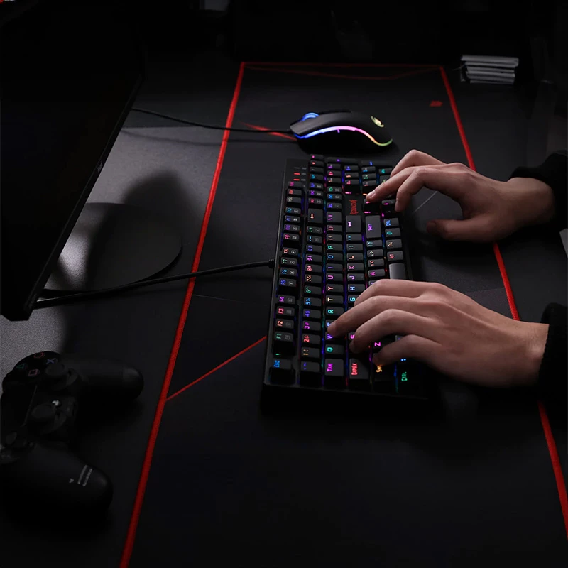 Redragon SURARA K582RGB Mechaniczna klawiatura gamingowa RGB - Czarny
