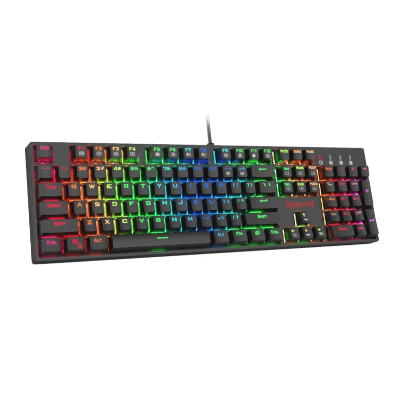 Redragon SURARA K582RGB Mechaniczna klawiatura gamingowa RGB - Czarny