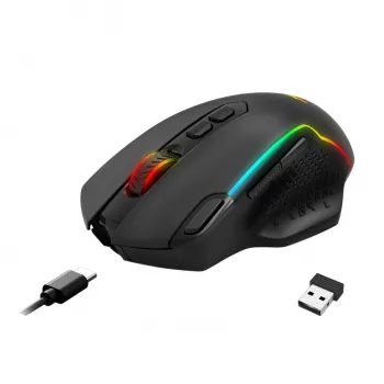 Redragon TAIPAN MAX 12000DPI Bezprzewodowa Mysz Gamingowa - Czarny