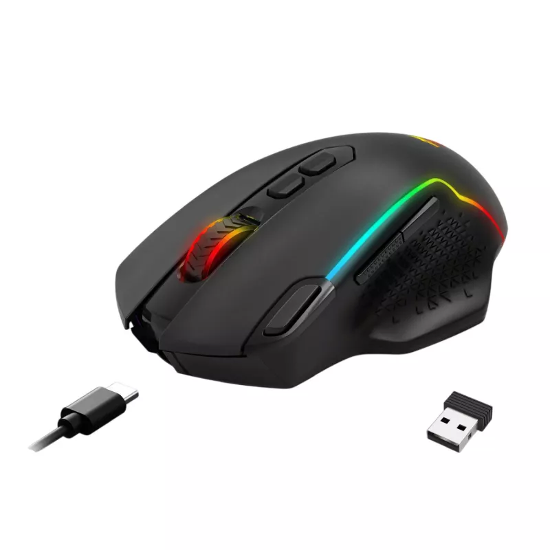 Redragon TAIPAN MAX 12000DPI Bezprzewodowa Mysz Gamingowa - Czarny