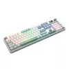Redragon WYVERN K761 Pro Pełnowymiarowa Bezprzewodowa Mechaniczna Klawiatura Gamingowa RGB - Biało-Zielona