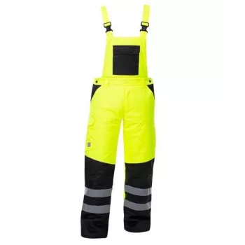 REFLECT WINTER PANTS ARDON HOWARD BIB M - Hi-Vis Yellow/Navy