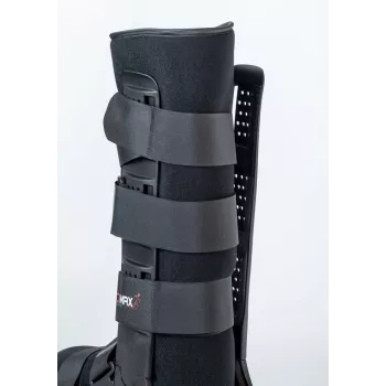 REH Air Walker Basic Long Orteza stawu skokowego i stopy, rozmiar L, czarno-szara
