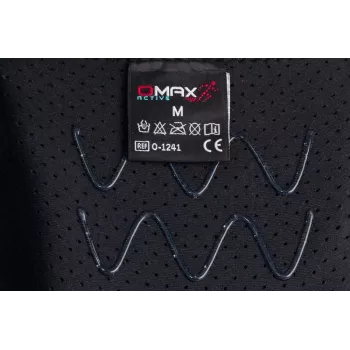 REH Stabilmax O-1241/XXL Otwarta orteza kolana z elastycznymi stabilizatorami, perforowany neopren, czarna, rozmiar XXL