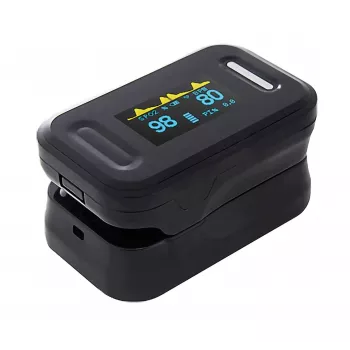 REH YK-81C Pulsoksymetr napalcowy z wyświetlaczem OLED, monitor SpO2 i tętna