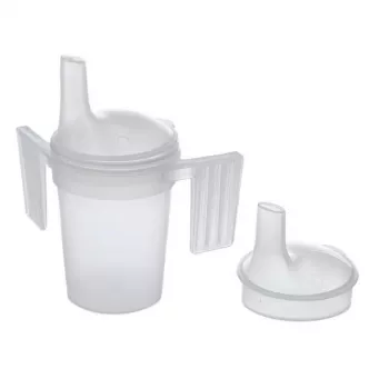REHA FUND RF-895 Adaptacyjny kubek do picia z dzióbkiem, 250 ml, bez BPA, można myć w zmywarce
