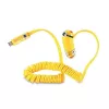 REMAX Cutie Car Charger Yellow - 2 USB-A Ports 4.2A Total Output
