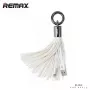 REMAX Universal Tassels Ring Cable for Micro USB - Biały