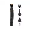 Remington NE7000 Trymer do nosa, uszu i detali z ostrzami Comfort Tip, 100% wodoodporny, zasilany bateryjnie, czarno-srebrny