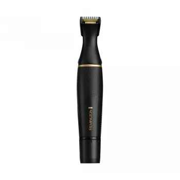 Remington NE7000 Trymer do nosa, uszu i detali z ostrzami Comfort Tip, 100% wodoodporny, zasilany bateryjnie, czarno-srebrny