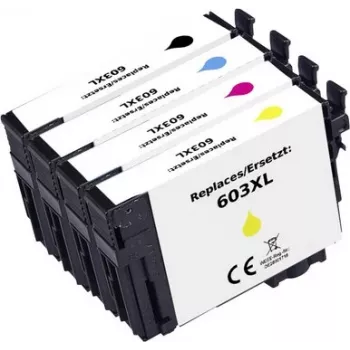 Renkforce Kompatybilny Zestaw Wkładów Atramentowych do Epson 603XL (Czarny, Cyjan, Magenta, Żółty) RF-I-E-603XLBKCMY4PK RF-7187228
