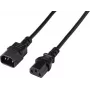 Renkforce Deluxe przedłużacz zasilania C13 do C14 2 m czarny RF-7176936